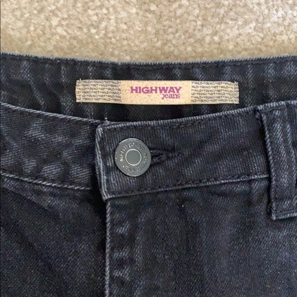 Black Ripped Shorts - Picture 3 of 5